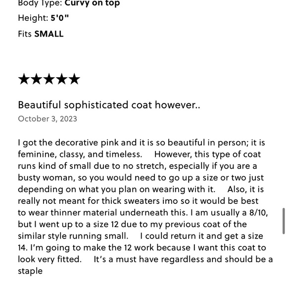 J Crew Factory Lady coat Black size 20 - Picture 6 of 6